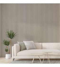 Интерьерная рейка МДФ STELLA модель12 Standart Лиственница Лагерта 2800х27х12 мм.