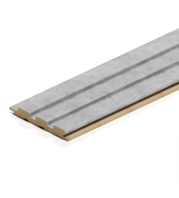 Панель Стеновая Реечная МДФ Stella Beats Premium Бетон Чикаго 2700x119x16 мм