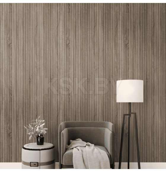 Панель Стеновая Реечная МДФ Stella Beats Standart Дуб Винтаж 2700x119x16 мм