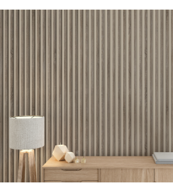 Интерьерная рейка МДФ STELLA модель12 Standart Дуб Винтаж 2800х27х12 мм.