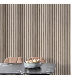 Интерьерная рейка МДФ STELLA модель12 Standart Дуб Винтаж 2800х27х12 мм.