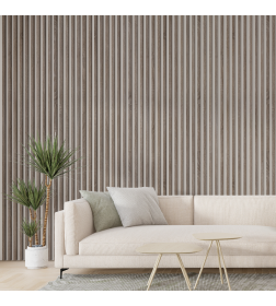 Интерьерная рейка МДФ STELLA модель12 Standart Дуб Винтаж 2800х27х12 мм.