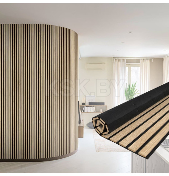 Панель МДФ STELLA Comfort Standart Акустическая Дуб Сонома 2780х600х9 мм