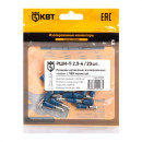 Разъем штекерный РШИ-П 2,5-4 (20шт.)  КВТ (91038) 