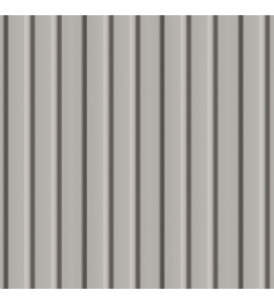 Панель стеновая реечная МДФ STELLA Beats De Luxe Sandgrau 2700X119X16 мм