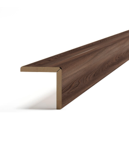 Угол складной МДФ STELLA Лайт Орех Бразильский 2700х24х24мм 