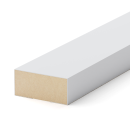 Интерьерная рейка МДФ STELLA модель12 Standart Белый 2800х27х12 мм.