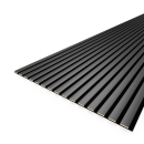 Панель МДФ STELLA Comfort De Luxe Акустическая Black Lead 2780х600х9 мм