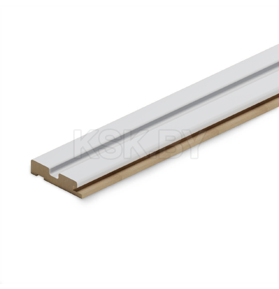 Профиль старт МДФ STELLA Beats Standart Белый 2700X66,5X16 мм