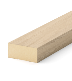 Интерьерная рейка МДФ STELLA модель12 Light Дуб Снежный 2800х27х12 мм.