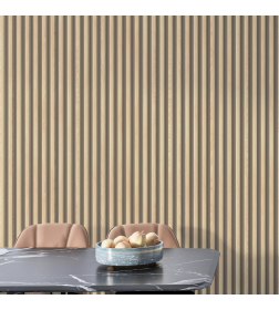 Интерьерная рейка МДФ STELLA модель12 Light Дуб Снежный 2800х27х12 мм.