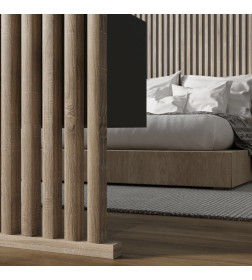 Интерьерная рейка МДФ Милана Дуб Винтаж 2700х30х20 мм.