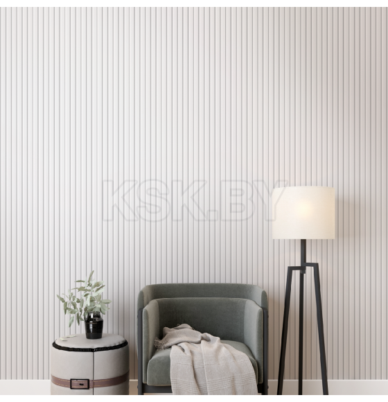 Профиль старт МДФ STELLA Beats Standart Белый 2700X66,5X16 мм