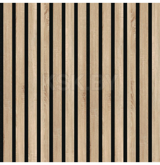 Панель МДФ STELLA Comfort Standart Акустическая Дуб Сонома 2780х600х9 мм