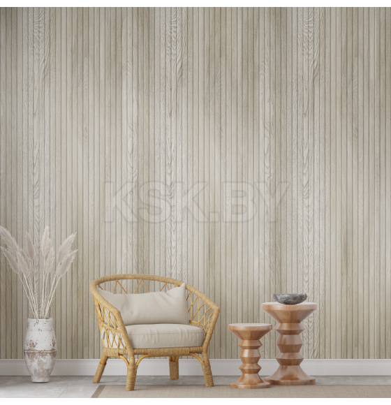 Панель Стеновая Реечная МДФ Stella Beats Standart Дуб грей 2700x119x16 мм