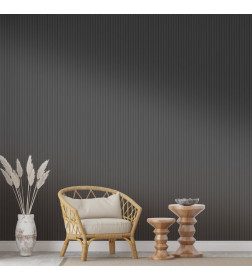 Профиль Старт-Финиш МДФ STELLA Wave De Luxe Black Lead 2700х55х16мм 