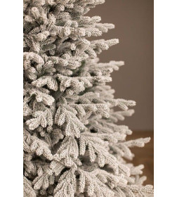 Ель искусственная Ёлушка Уральская заснеженная / ЕУРАЛЗ 15 (1.5м, подставка пластик) 9836319