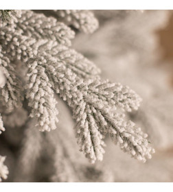 Ель искусственная Ёлушка Уральская заснеженная / ЕУРАЛЗ 15 (1.5м, подставка пластик) 9836319