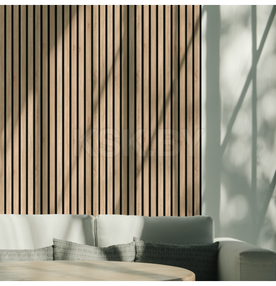 Панель МДФ STELLA Comfort Standart Акустическая Дуб Сонома 2780х600х9 мм