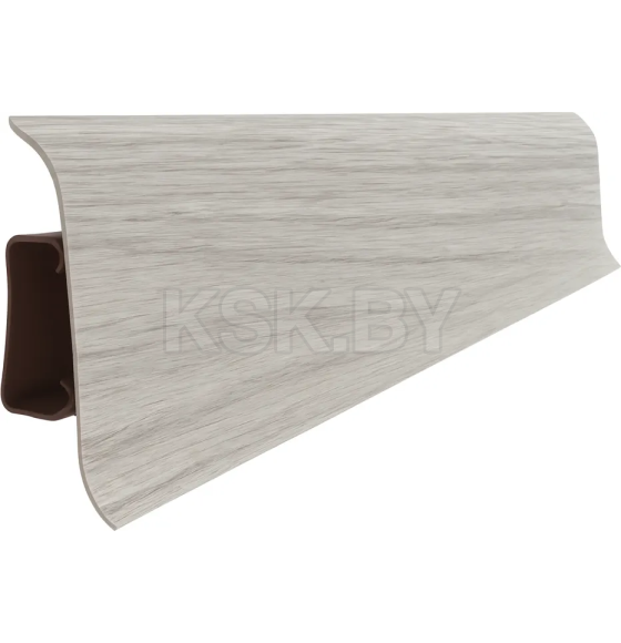 Плинтус напольный крашеный из ПВХ SanFlex - 5132 Дуб стальной 2,5м