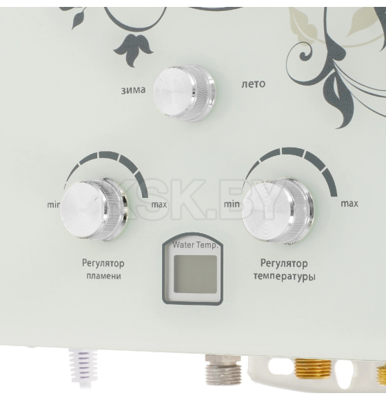 Водонагреватель газовый проточный Оазис серия Glass 20 ZG/TUR