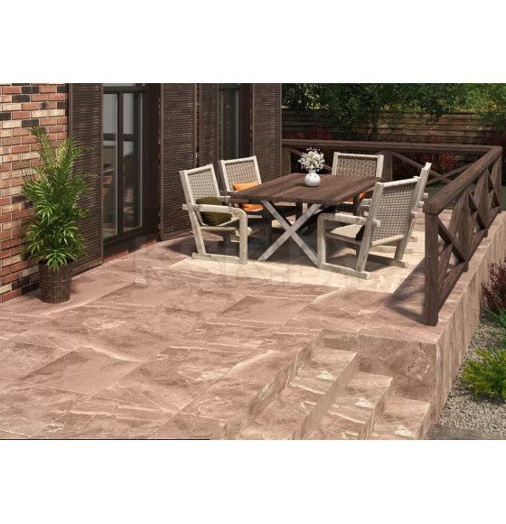 Керамогранит ProGres Magma коричневый темный 600х600 мм GSR0068  (GSR0068) 