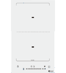 Электрическая варочная панель т.м. SCHTOFF I3H02B White