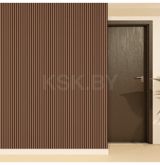 Панель МДФ STELLA Comfort De Luxe Акустическая Terracotta 2780х600х9 мм