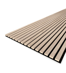 Панель акустическая МДФ STELLA Trend Light Дуб Снежный 2780х600х21 мм