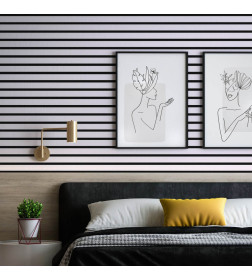 Панель акустическая МДФ STELLA Trend Standart Белый 2780х600х21 мм