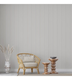 МДФ Панель STELLA Wave Standart Белый 2700х119х16мм 