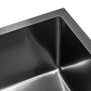 Мойка ARFEKA ECO AR 450*450 BLACK PVD NANO DECOR MILLET GRAINS (настольная) (ECO AR 450*450 BLACK PVD DECOR MILL) 