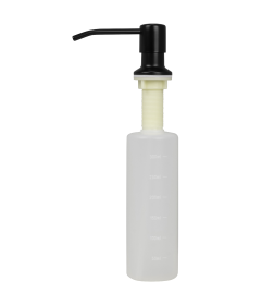 Комплект ASTERIX мойка 600*500, коландер, дозатор BLACK DECOR