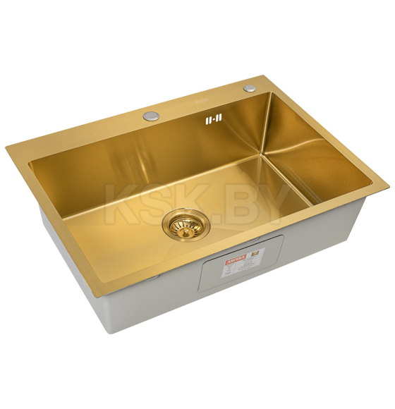 Мойка ARFEKA ECO AR 700*500 GOLD PVD NANO (ECO AR 700*500 GOLD PVD NANO) 