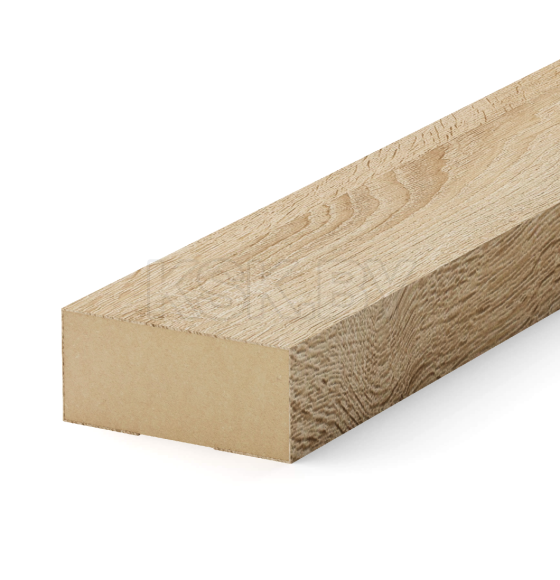 Интерьерная рейка МДФ STELLA модель12 Standart Дуб Сонома 2800х27х12 мм.