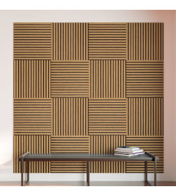 Панель МДФ STELLA Comfort Standart Акустическая Дуб Сальвадор 600х600х9 мм