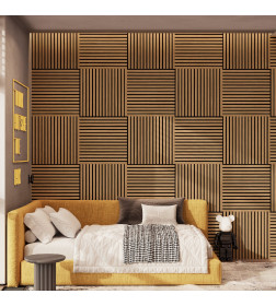 Панель МДФ STELLA Comfort Standart Акустическая Дуб Сальвадор 600х600х9 мм