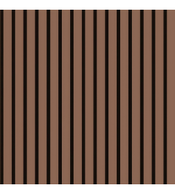 Панель МДФ STELLA Comfort De Luxe Акустическая Terracotta 2780х600х9 мм