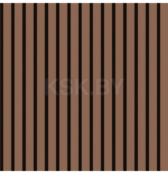 Панель МДФ STELLA Comfort De Luxe Акустическая Terracotta 2780х600х9 мм