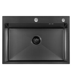 Мойка ARFEKA ECO AR 700*500 BLACK PVD NANO