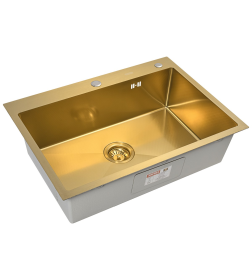 Комплект ARFEKA ECO AR мойка 700*500, коландер, дозатор GOLD DECOR