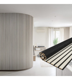 Панель МДФ STELLA Comfort Standart Акустическая Лиственница Лагерта 2780х600х9 мм