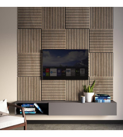 Панель МДФ STELLA Comfort Standart Акустическая Дуб Сонома 600х600х9 мм