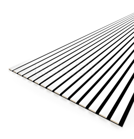 Панель МДФ STELLA Comfort Standart Акустическая Белый 2780х600х9 мм