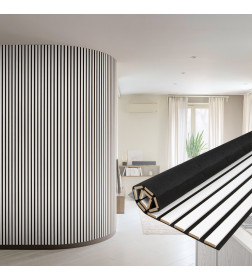 Панель МДФ STELLA Comfort Standart Акустическая Белый 2780х600х9 мм