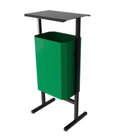 Урна уличная Allerd Стандарт 35л (зеленый)