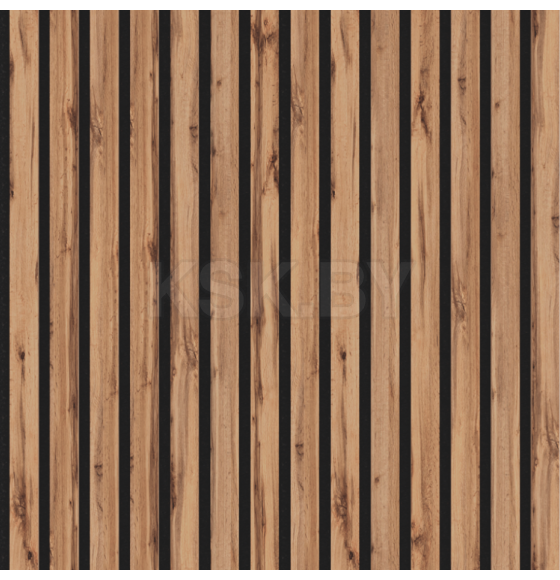 Панель МДФ STELLA Comfort Акустическая Light Пекан 600х600х9 мм