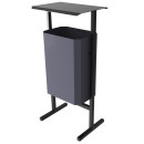 Урна уличная Allerd Стандарт 35л (серый) (5110510002) 