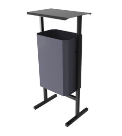 Урна уличная Allerd Стандарт 35л (серый)