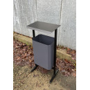 Урна уличная Allerd Стандарт 35л (серый) (5110510002) 